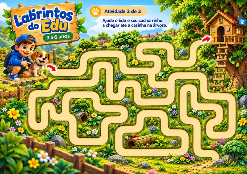 Prévia: De volta para a casinha — 3 a 6 anos